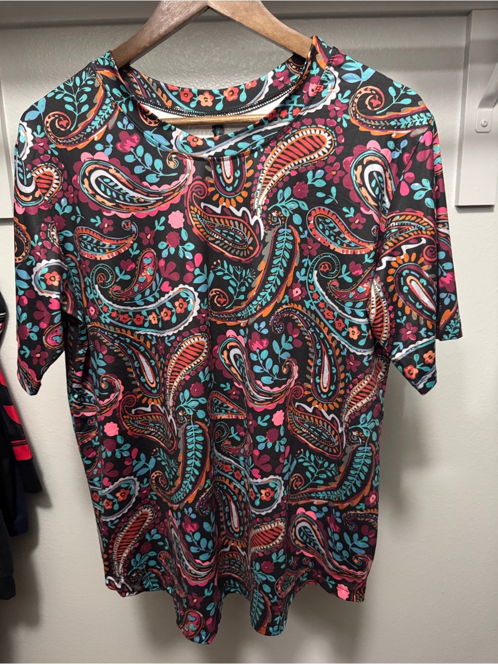 Sterling Kreek Painted Night Paisley Top